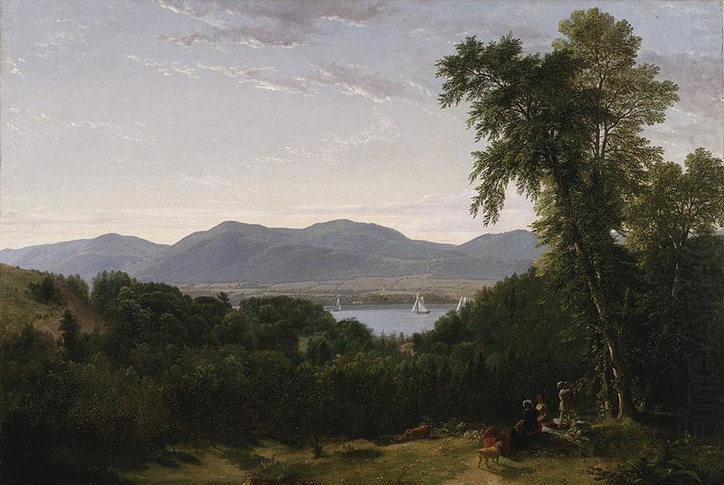 Asher Brown Durand Beacon Hills on the Hudson River, china oil painting image